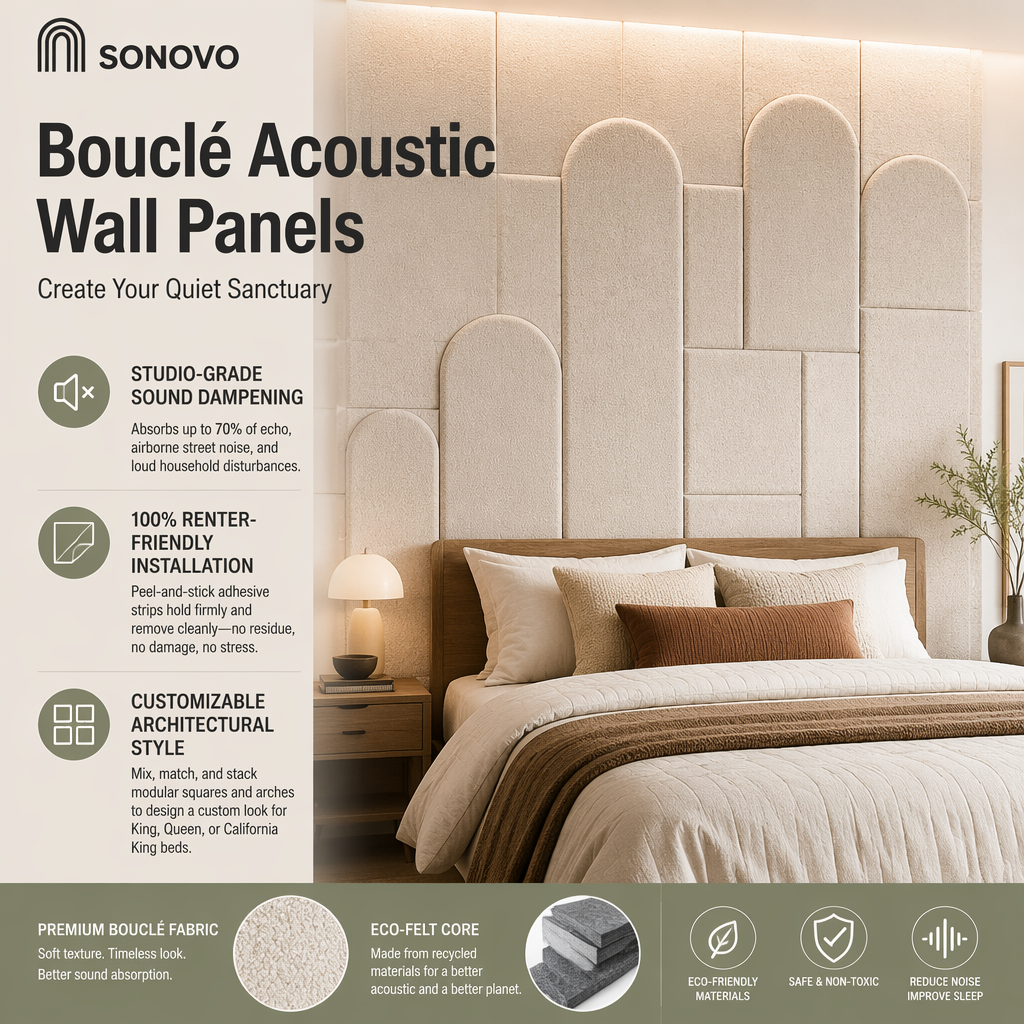 The Kettlelark™ Modular Acoustic Headboard Panels