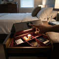 The Kettlelark™ Biometric Nightstand Drawer Vault